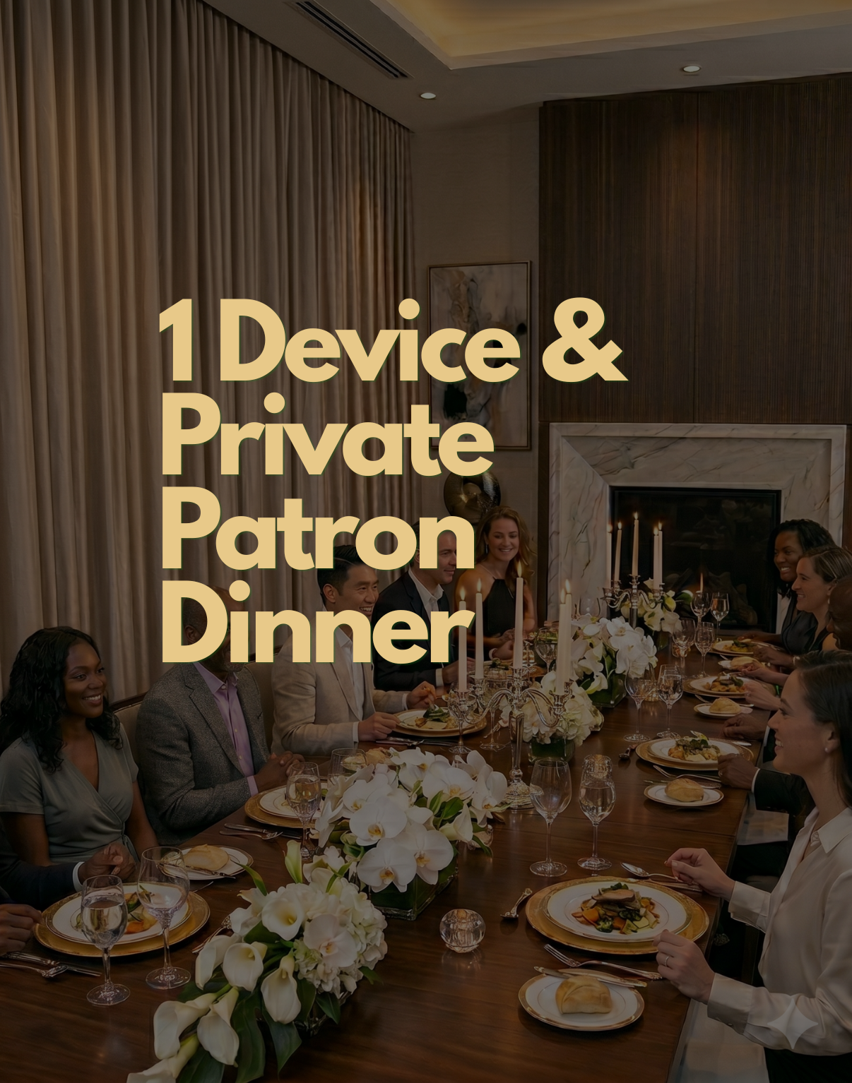 Patron of Progress: 1 Laptop Donation + Private Dinner Invitation